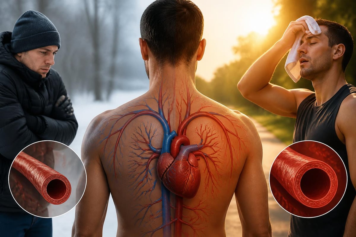 Physiological response to temperature therapy