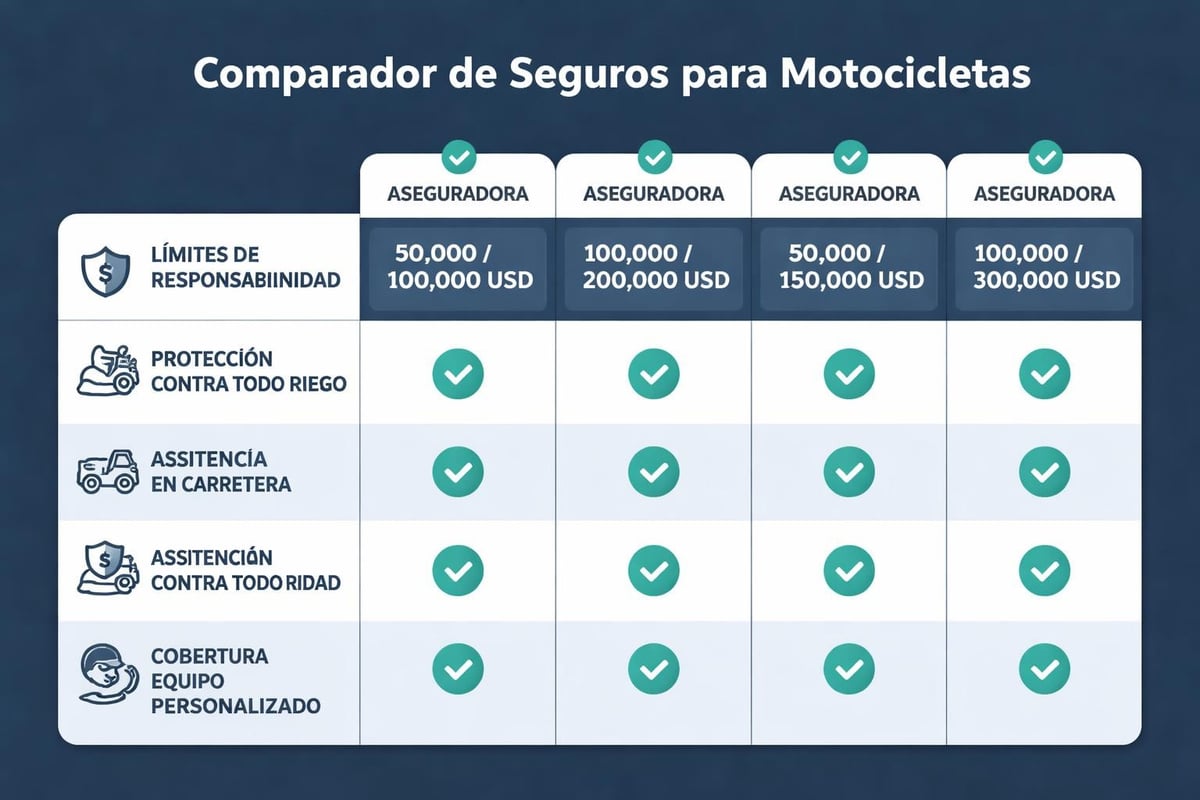 Buscador de Seguros de Moto: Guía Completa 2026 1 Comparación de seguros de moto
