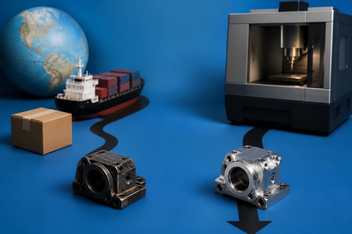 Replacement parts supply chain comparison