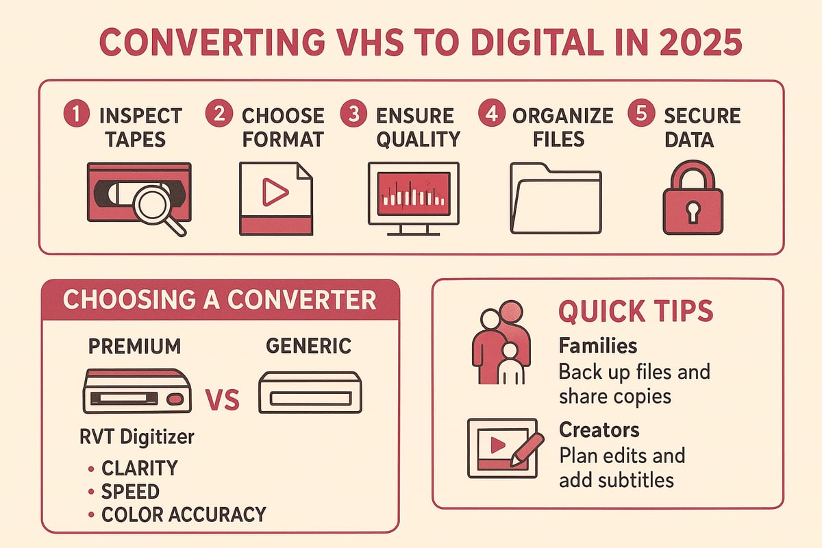 7 Essential VHS to Digital Converter Service Tips for 2025