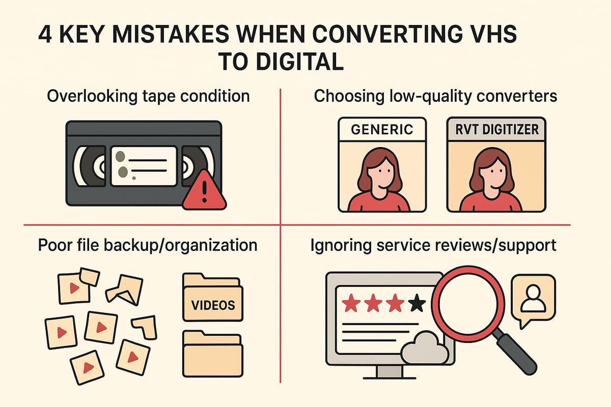 Common Mistakes to Avoid When Converting VHS to Digital