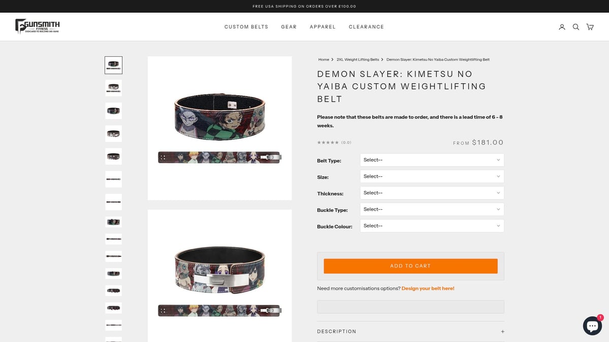 7 Must-See Anime Belts for Fans in 2026 - Demon Slayer: Kimetsu no Yaiba Custom Weightlifting Belt – Gunsmith Fitness