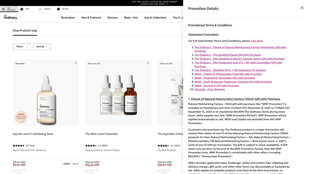 9 Essential Best Vegan Skin Care Products for 2026 - The Ordinary Niacinamide 10% + Zinc 1%