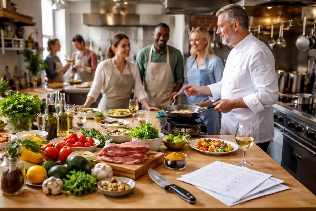 Leistungen im Kochkurs