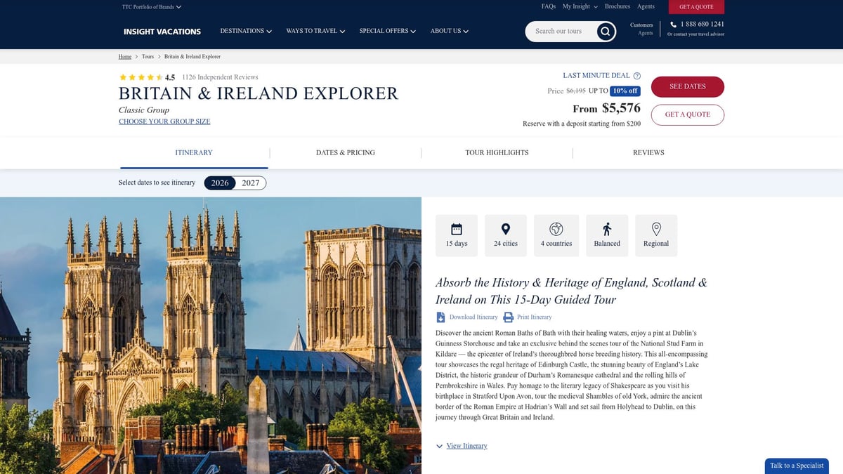 7 Unforgettable Guided Tour England Experiences for 2026 - Britain & Ireland Explorer