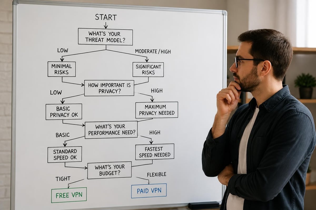 VPN selection decision framework