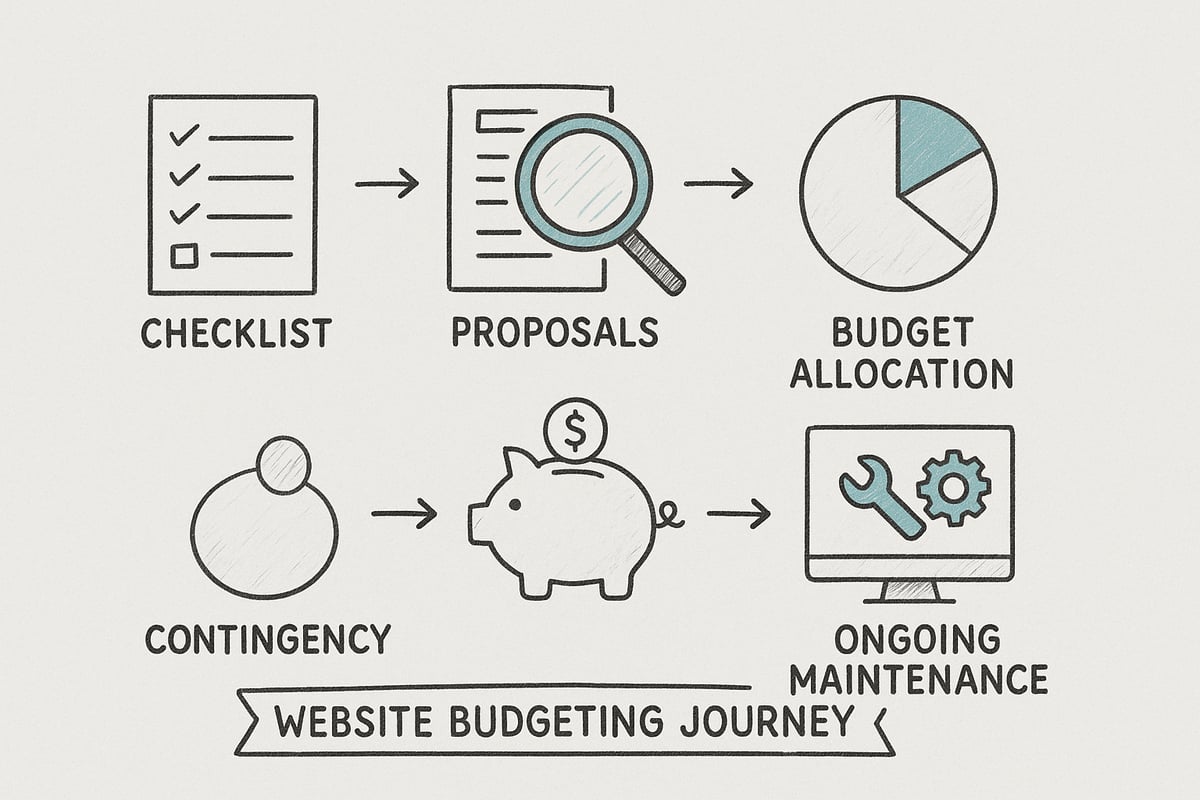 Step-by-Step Guide: How to Budget for a Website Project