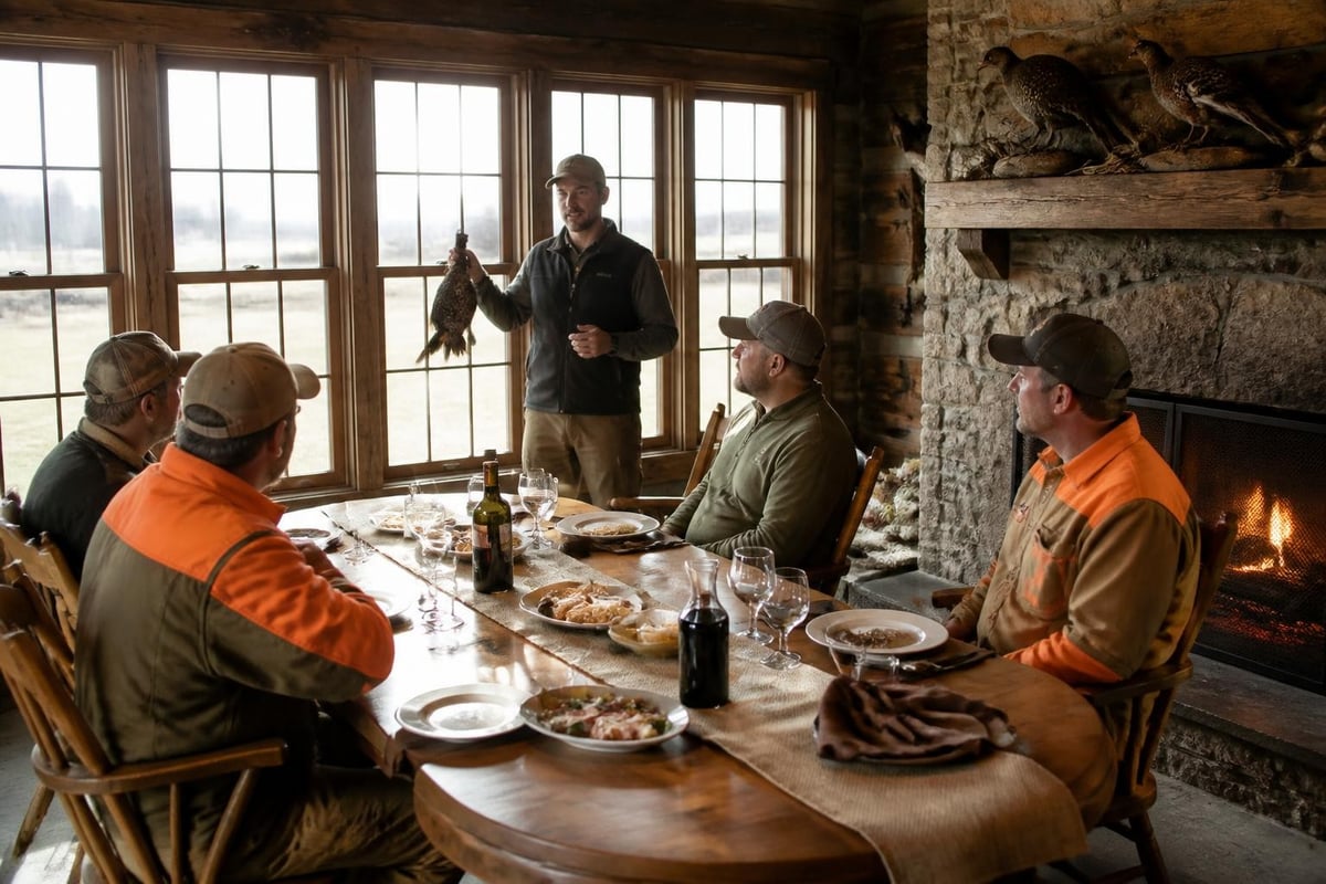 Pheasant hunting package components