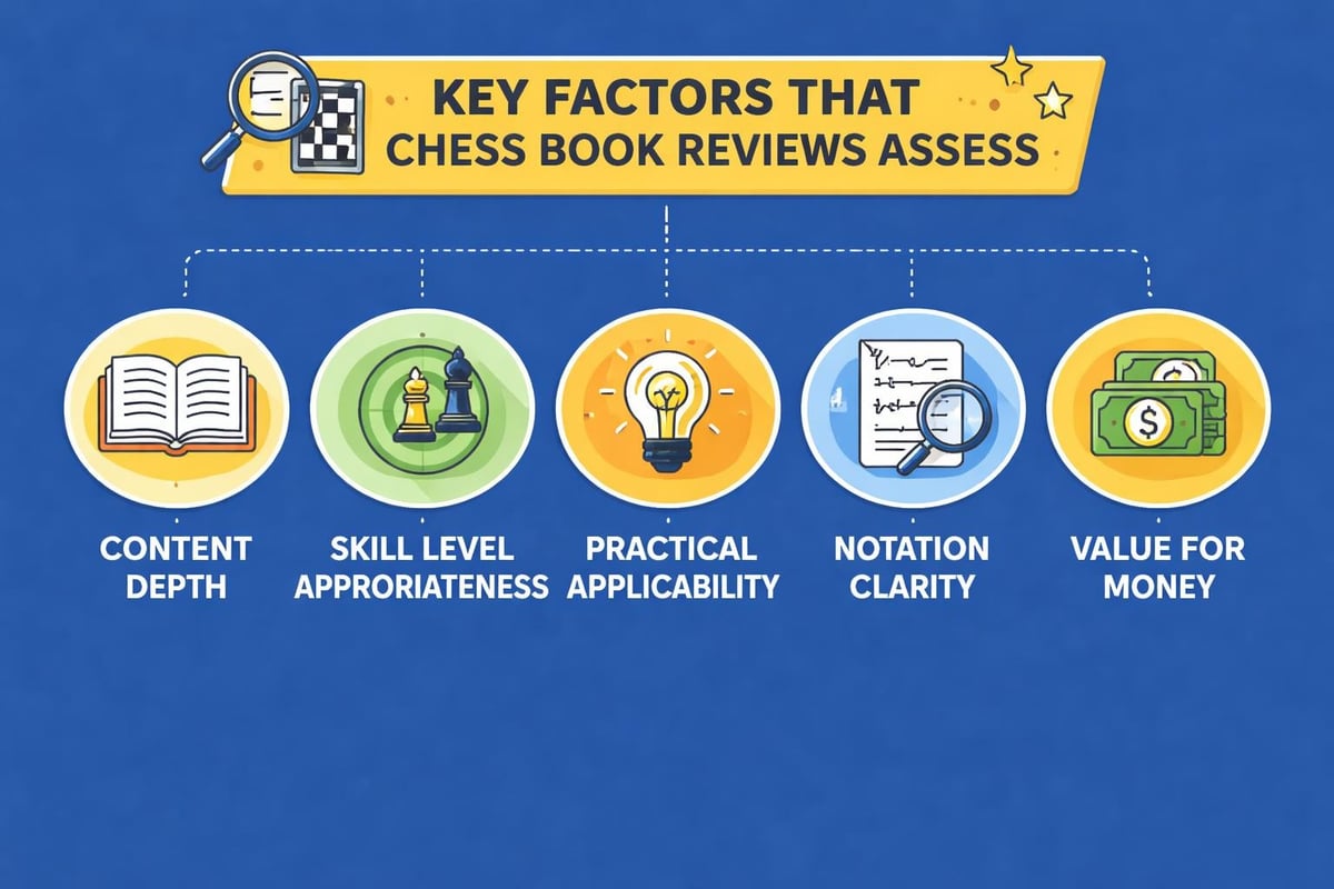 Chess book review evaluation criteria