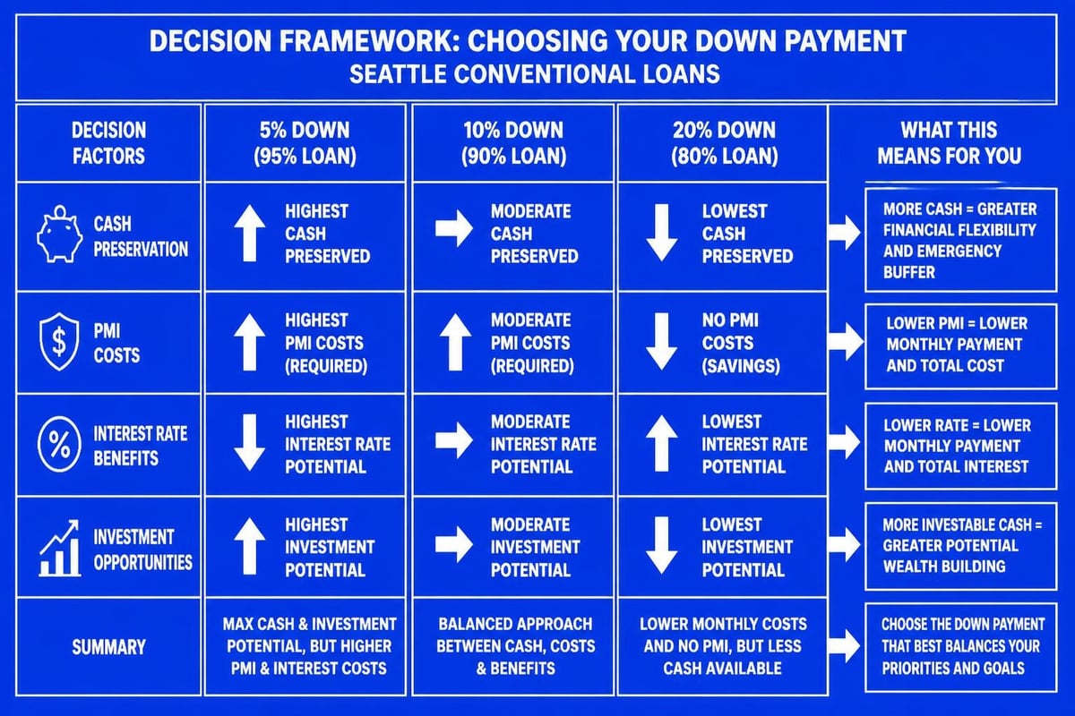 Down payment strategy factors