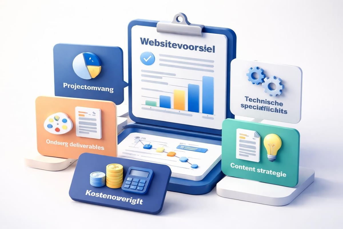 Website offerte componenten