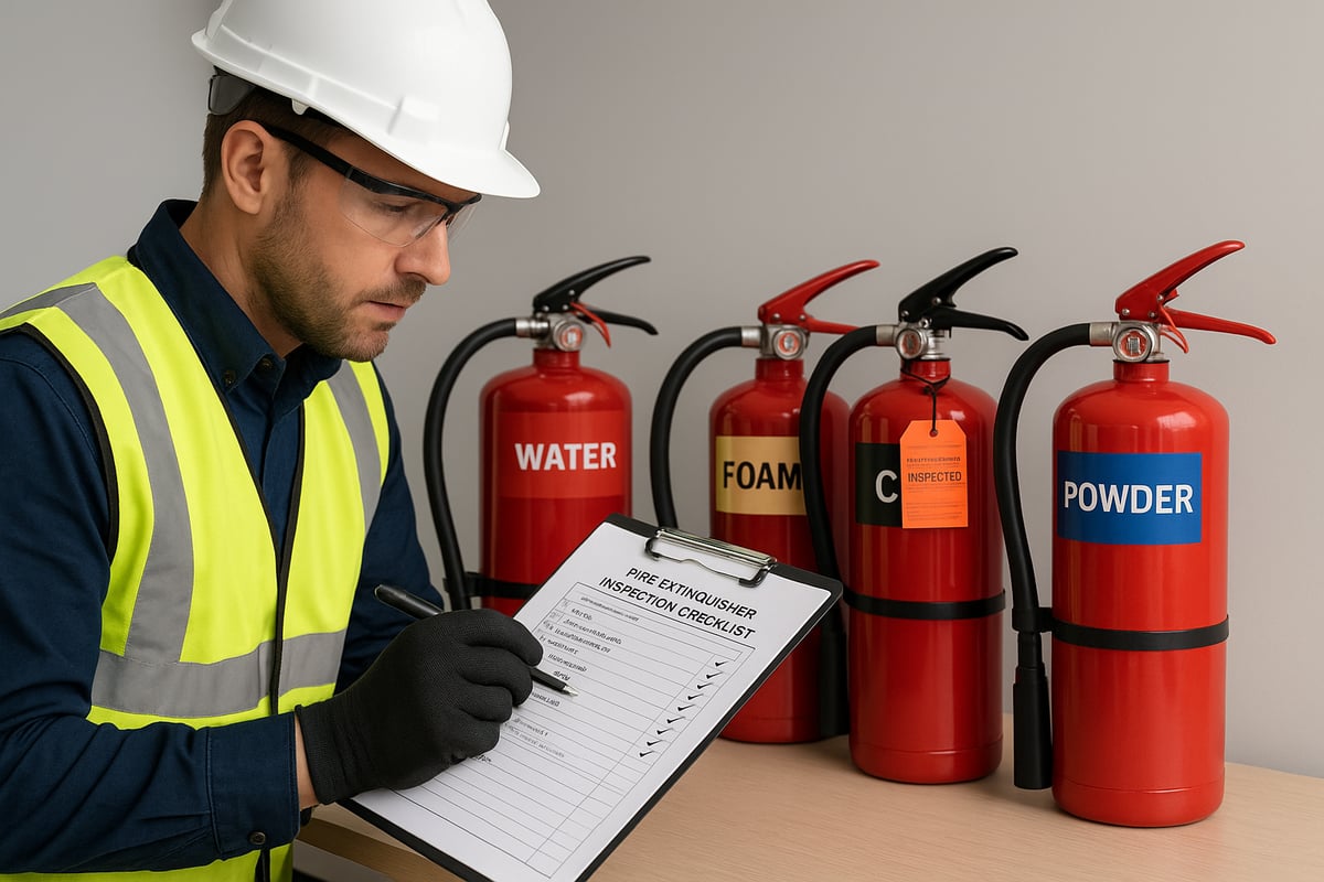 Step-by-Step Fire Extinguisher Inspection Process