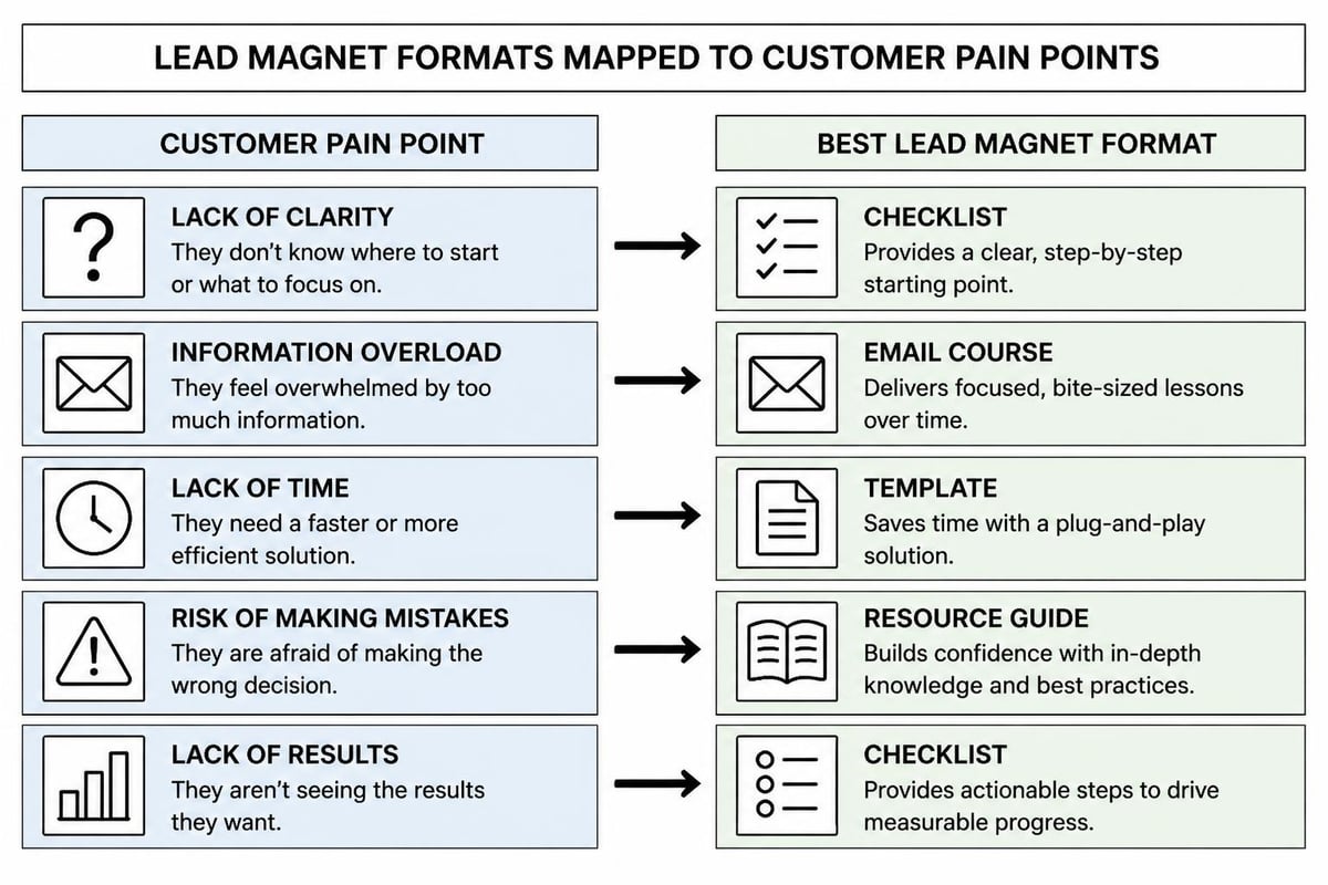 Lead magnet content types