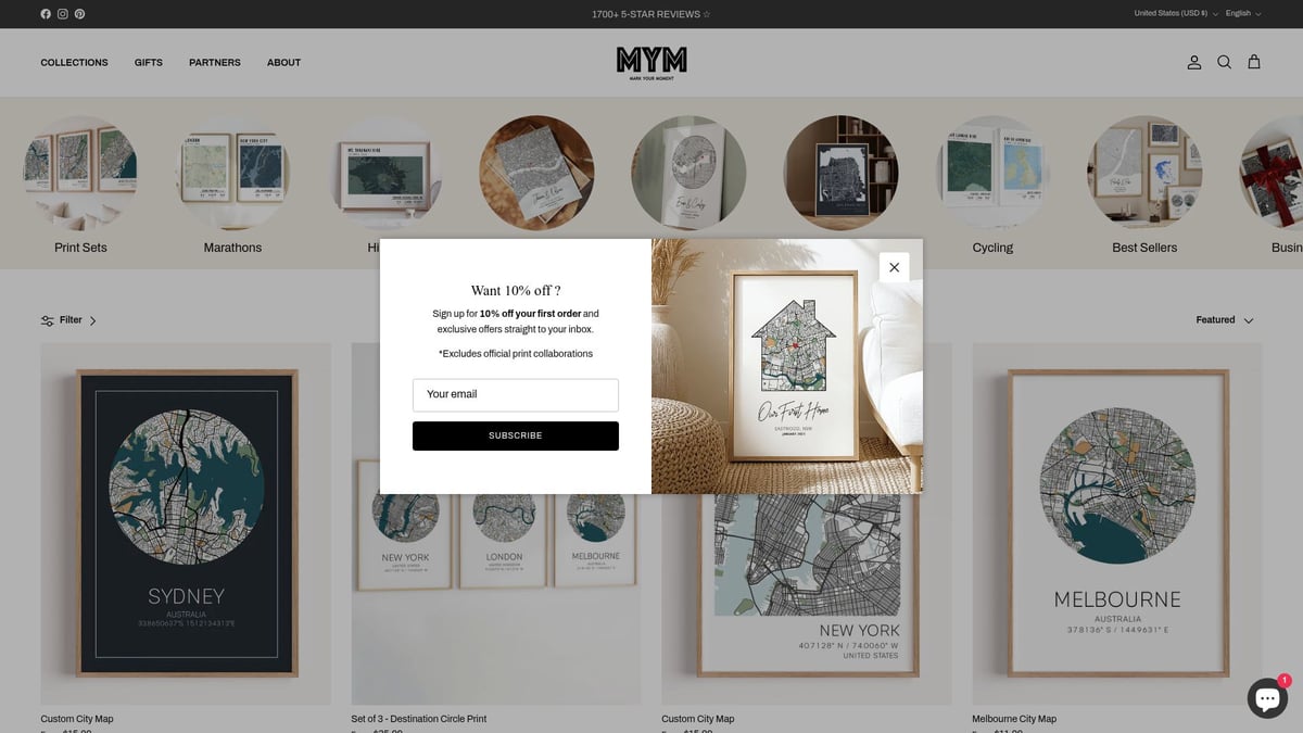 8 Unique City Prints to Elevate Your Home Decor in 2025 - Mark Your Moment City Map Prints