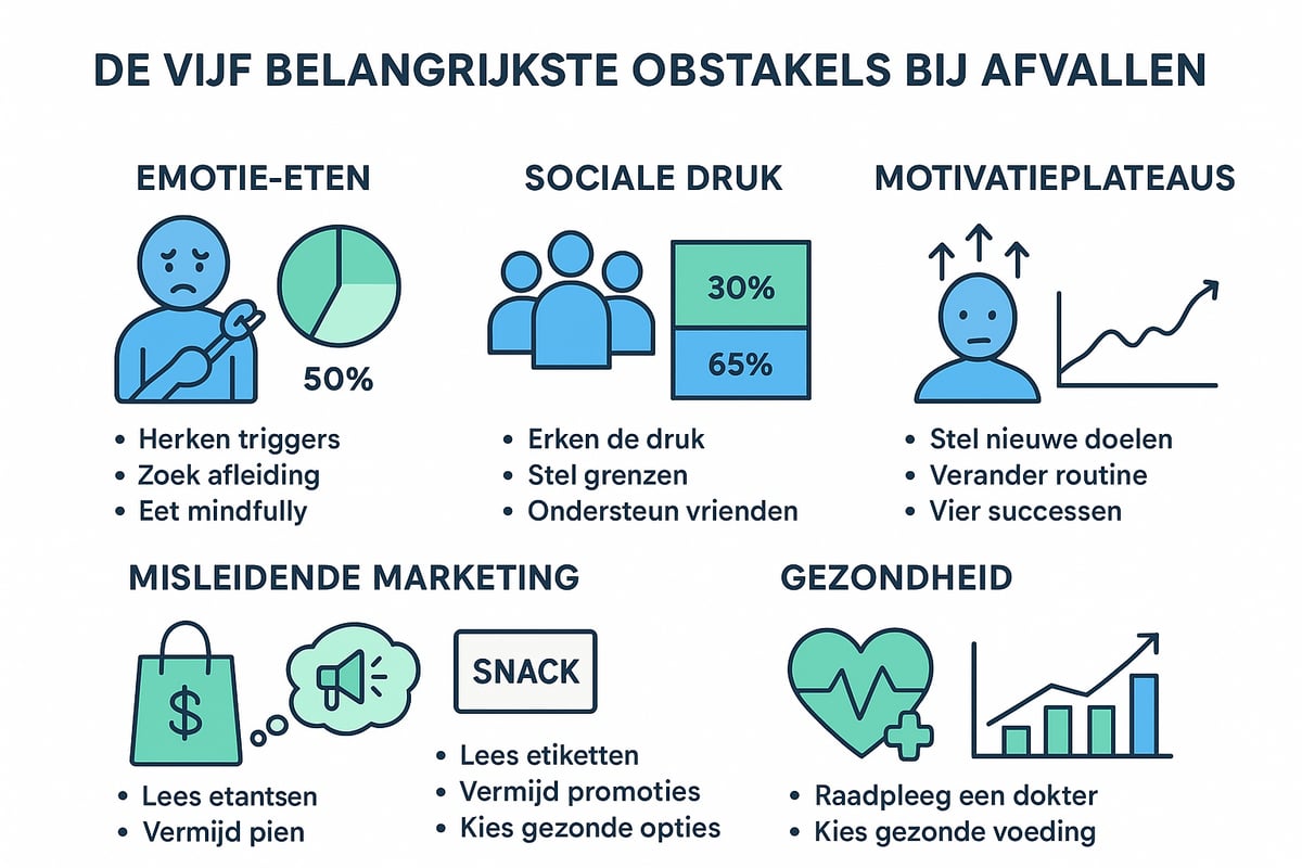 Obstakels & Valkuilen bij Afvallen
