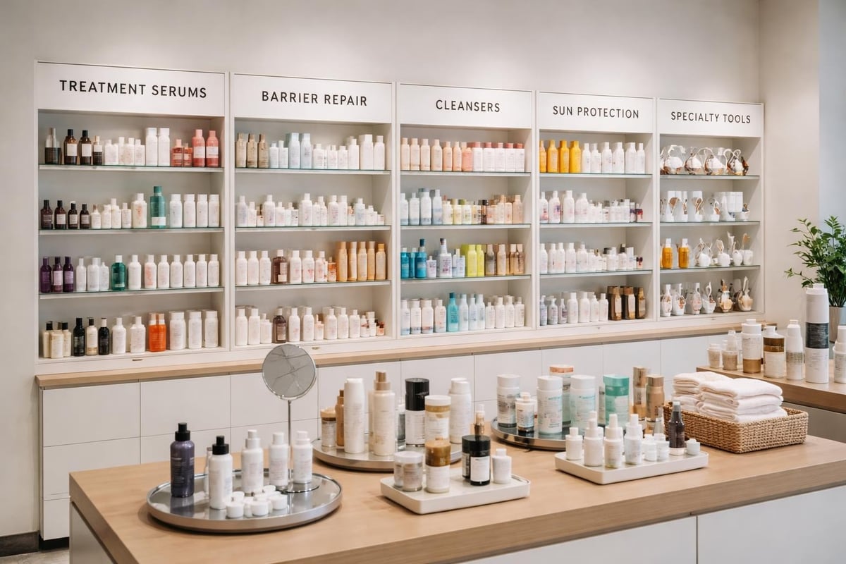 Mecca skincare category structure
