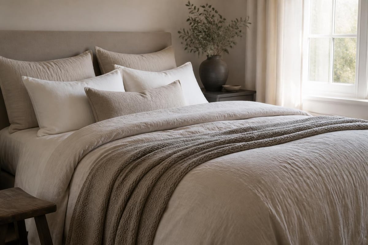 Layering bedding textures