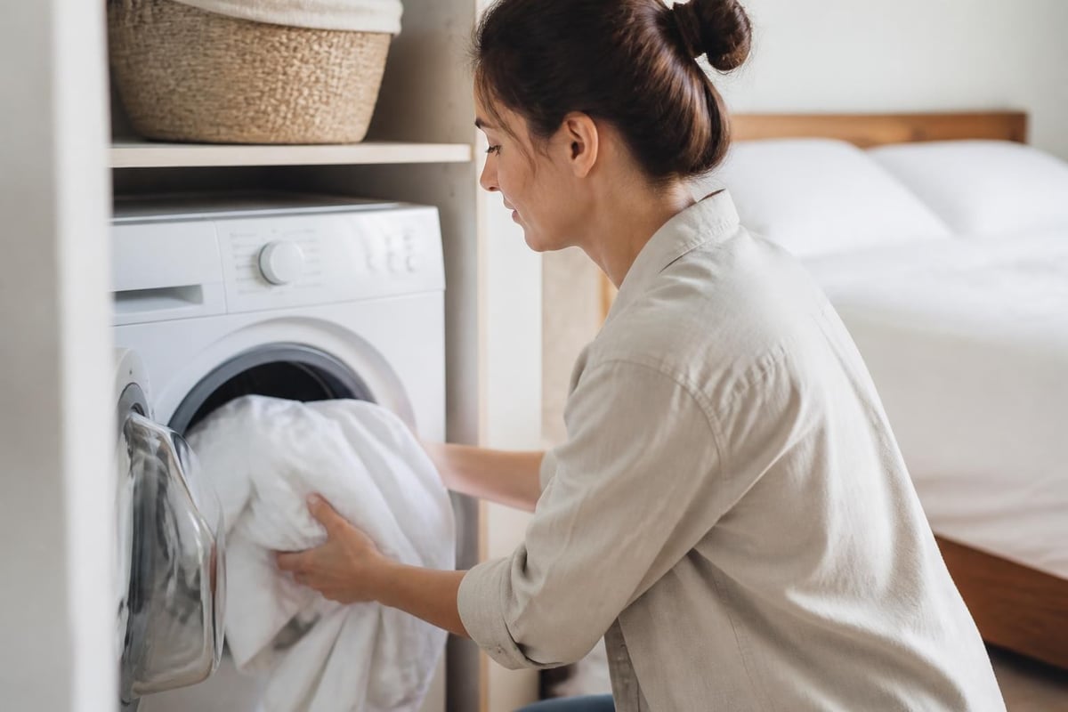 Bedding care routine