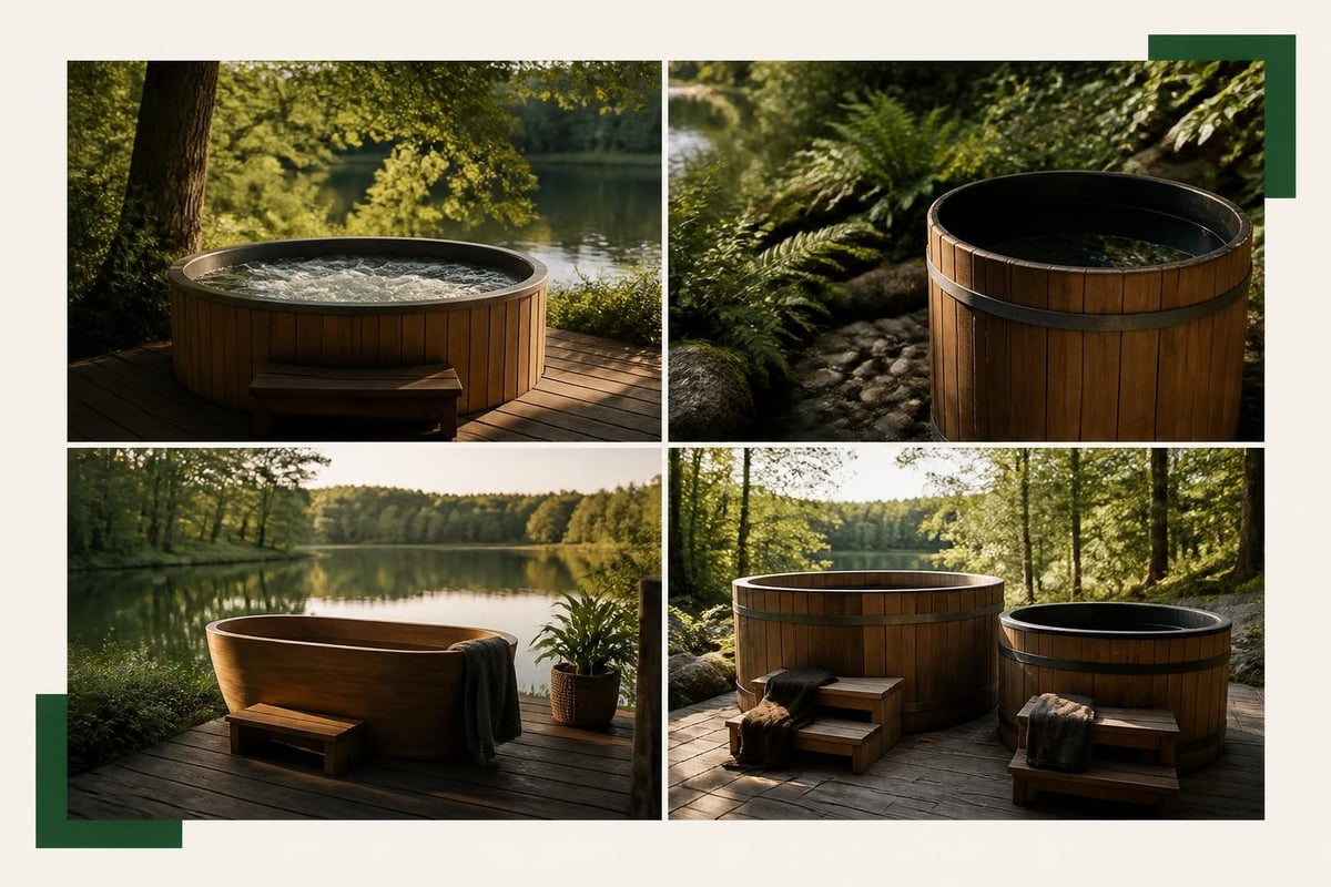 Types of outdoor spa installations