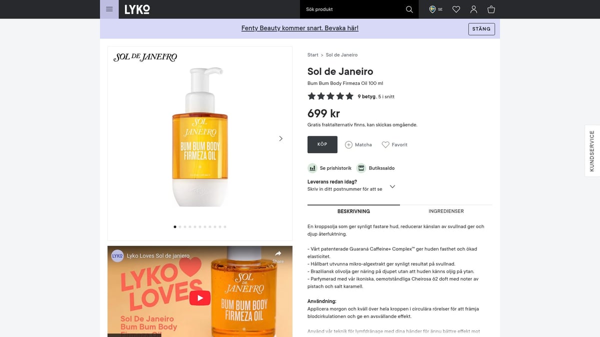 7 Amazing Body Oil Favorites For Silky Smooth Skin 2025 - Sol de Janeiro Bum Bum Body Firmeza Oil