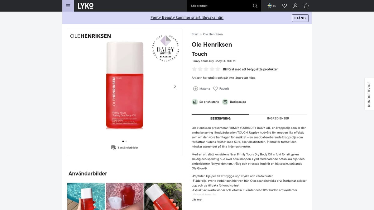7 Amazing Body Oil Favorites For Silky Smooth Skin 2025 - Ole Henriksen Firmly Yours Dry Body Oil