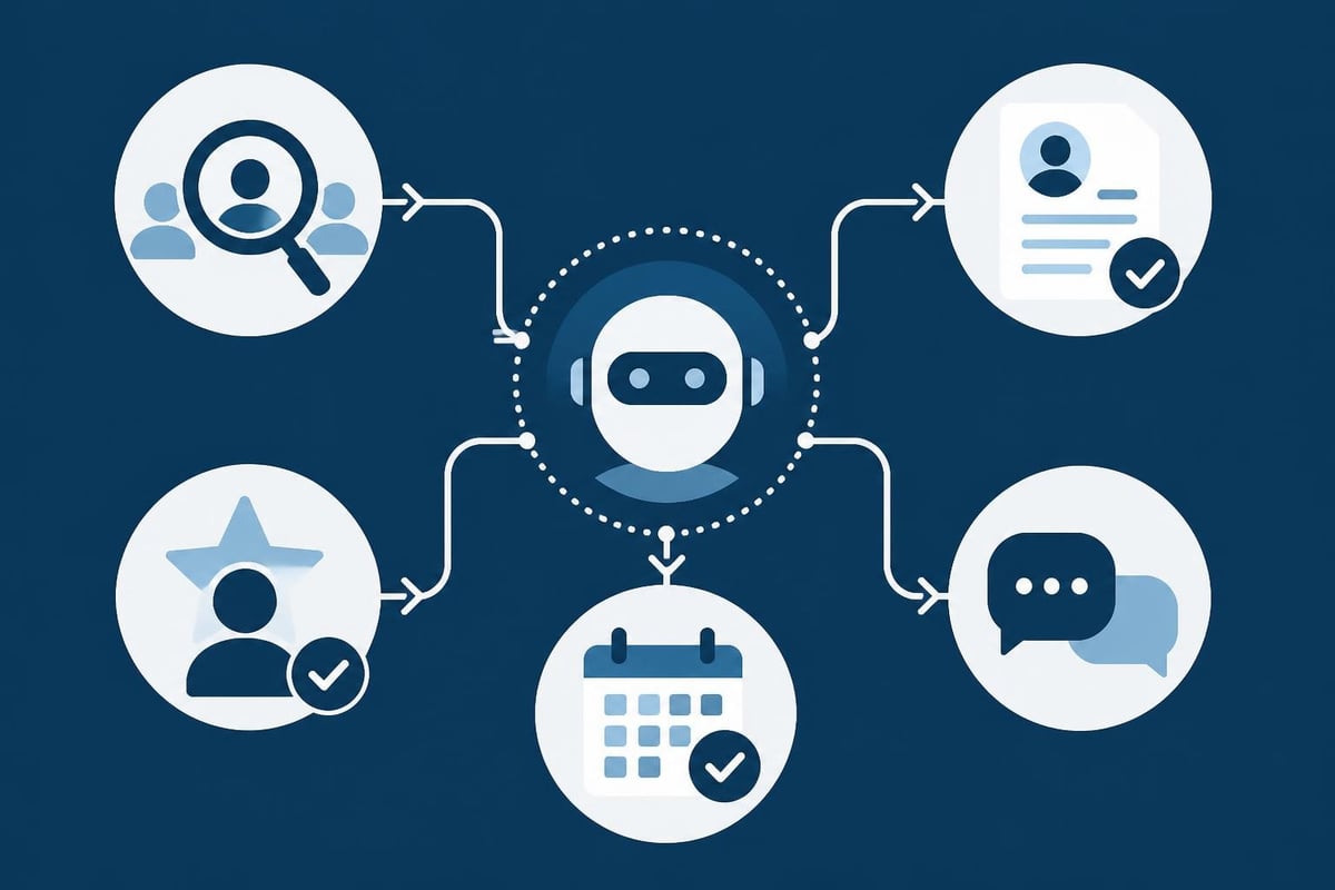 Recruitment automation workflow stages