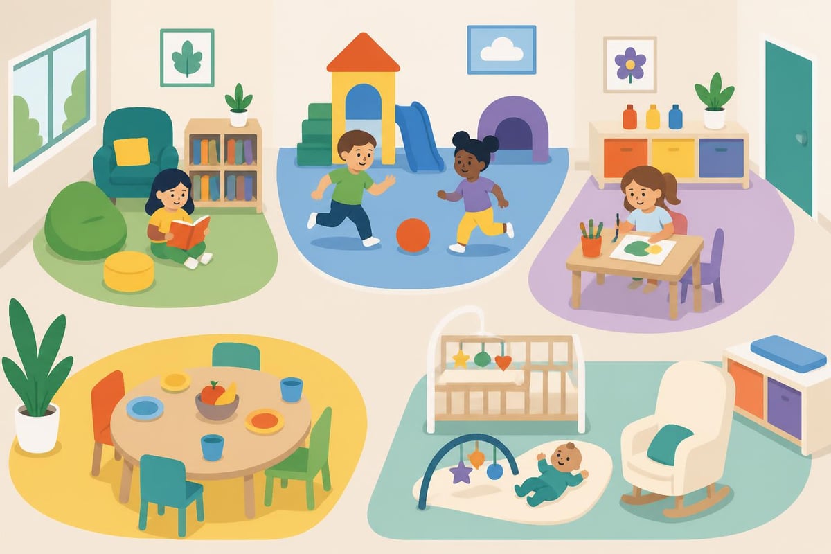 Family day care environment zones
