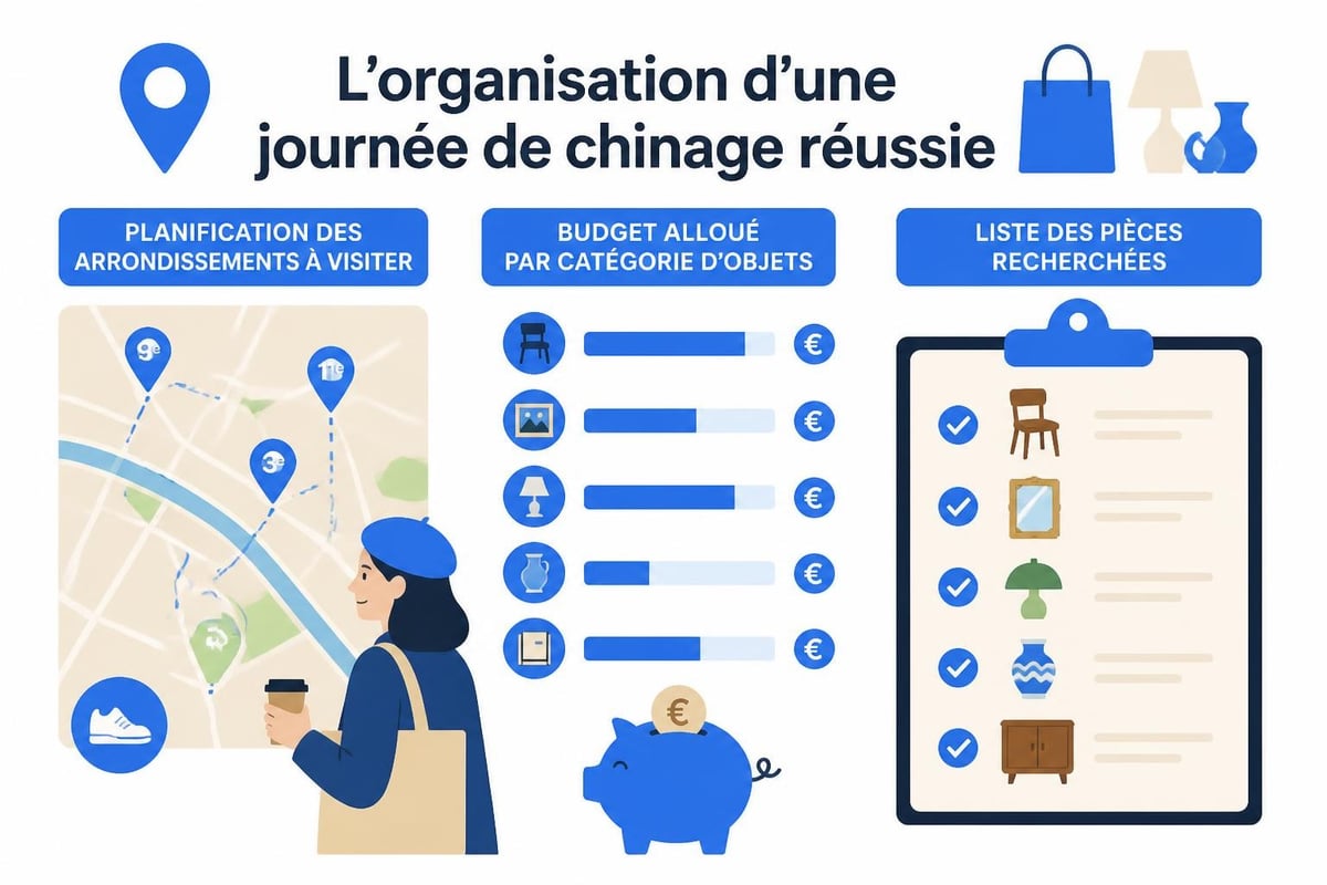 Préparation d'une sortie brocante