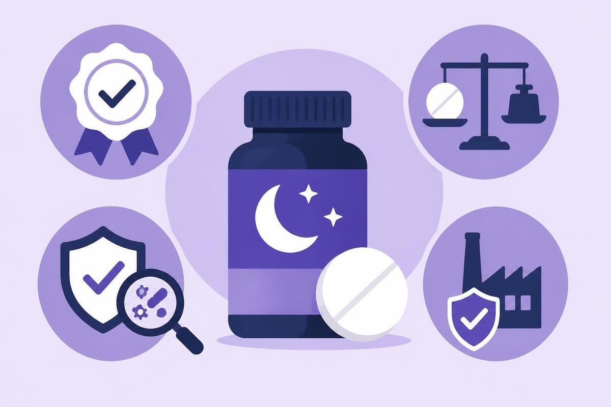 Melatonin tablet quality assessment