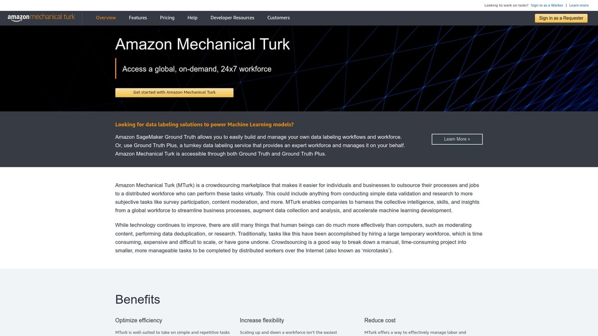 Top 9 Best Online Income Site Picks for 2026 Success - Amazon Mechanical Turk