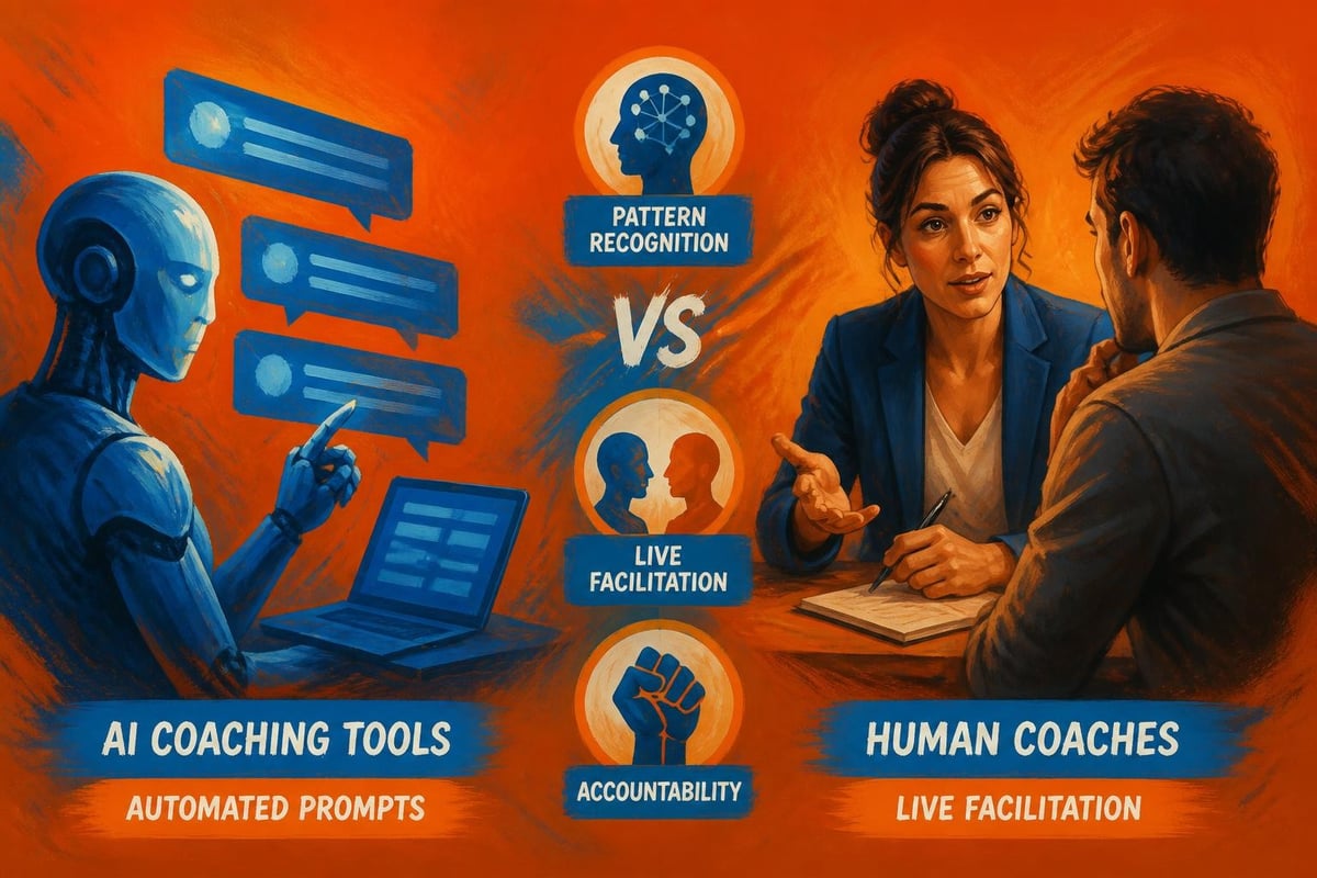 AI versus human coaching
