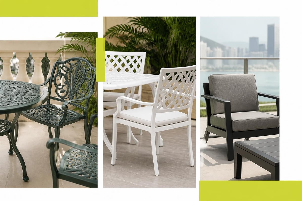 Cast aluminum design versatility