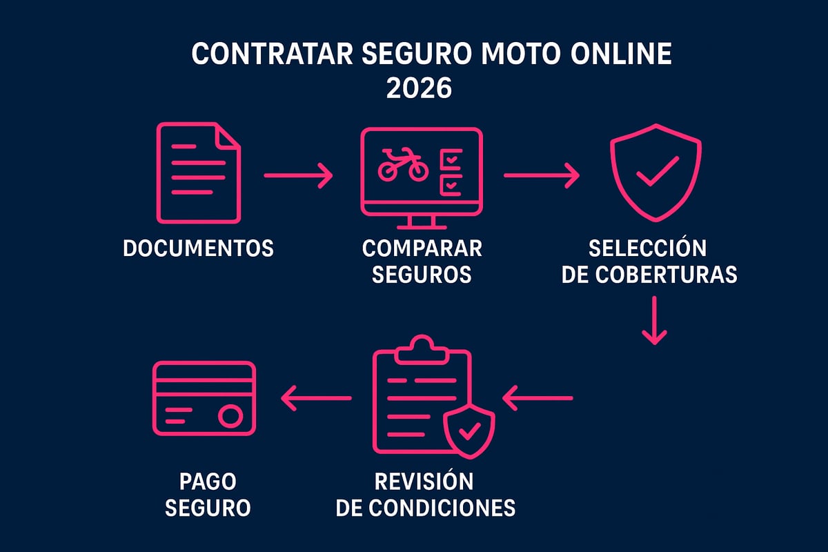 Paso a Paso: Cómo Contratar tu Seguro de Moto Online en 2026