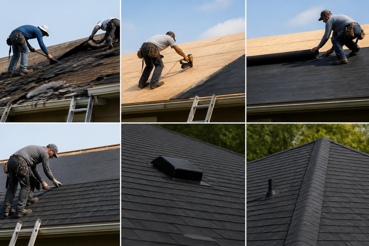 Roof installation steps