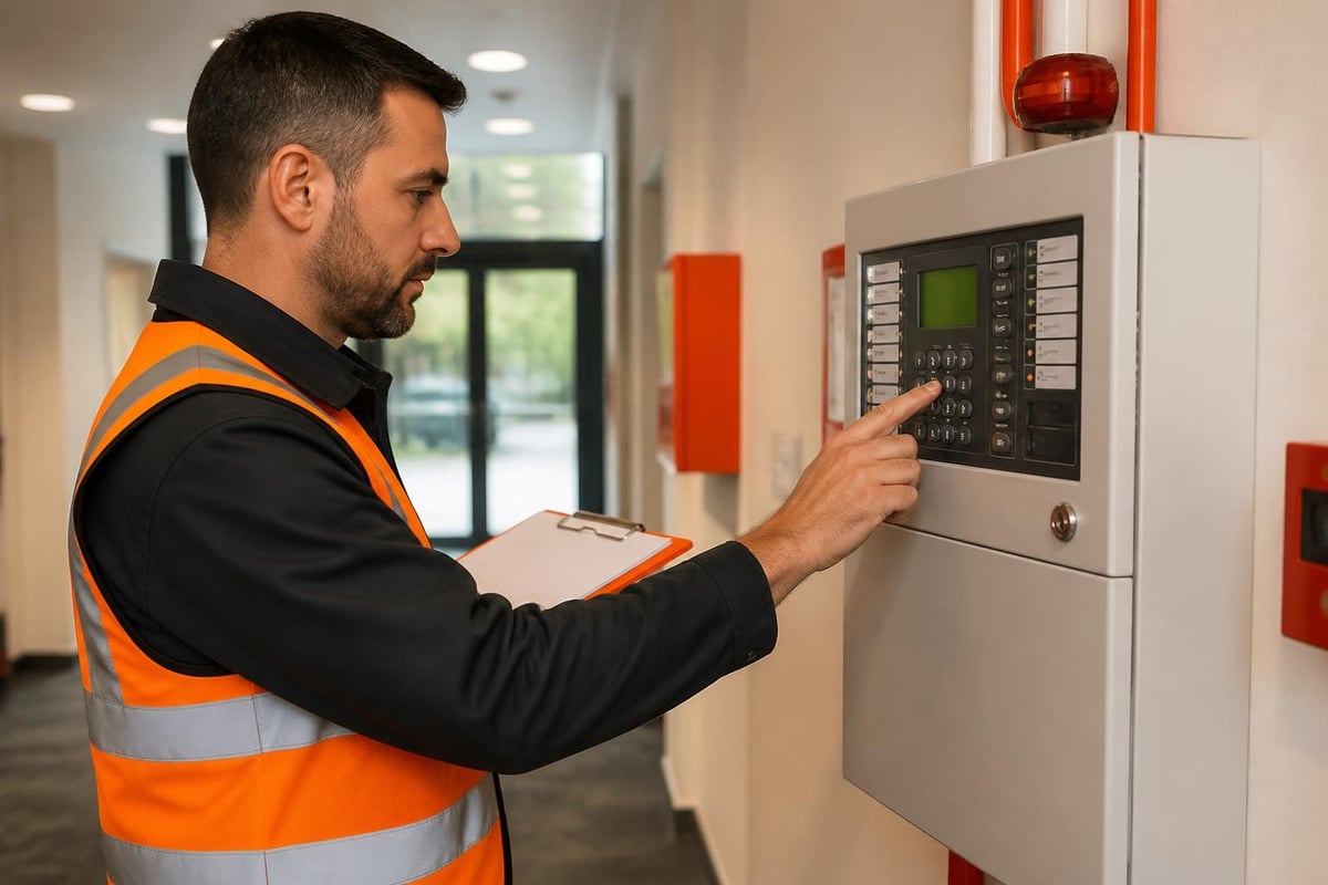 Fire alarm servicing compliance timeline