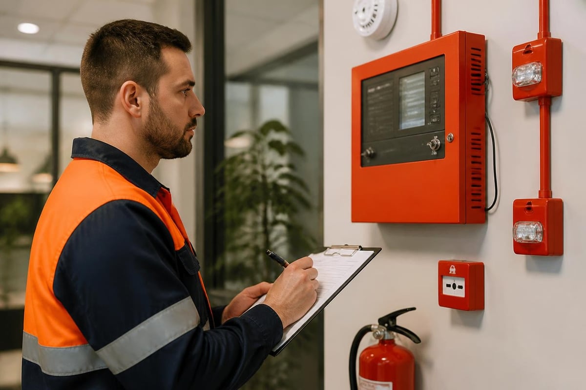 Fire alarm annual service checklist