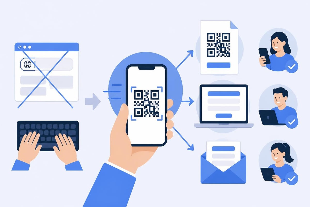 QR code benefits for form distribution
