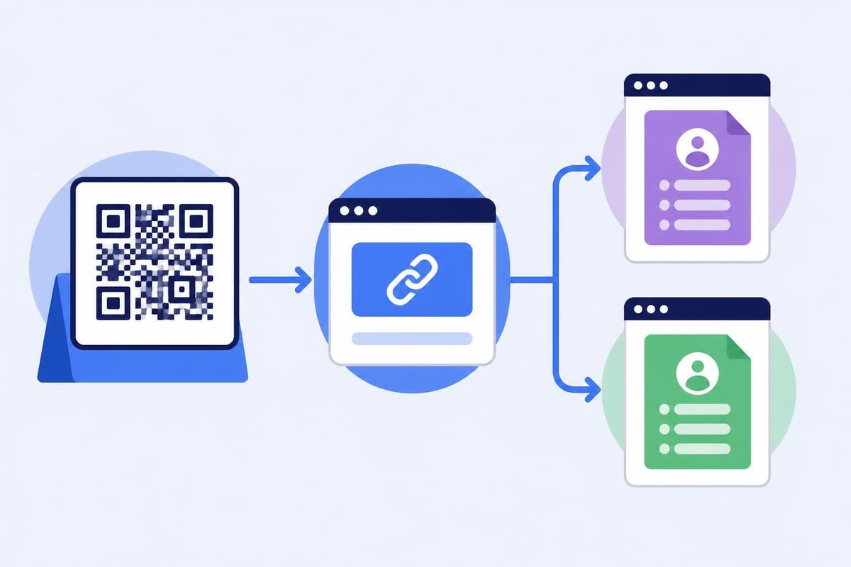 Dynamic QR code workflow