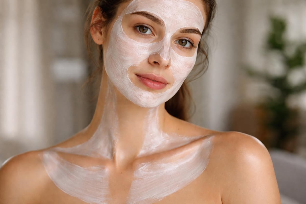 Face pack application technique