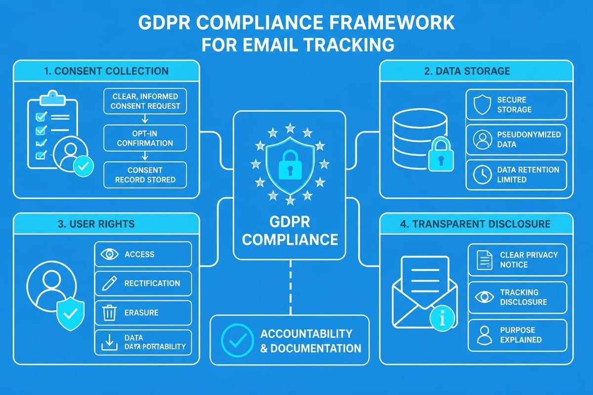Privacy compliance email tracking