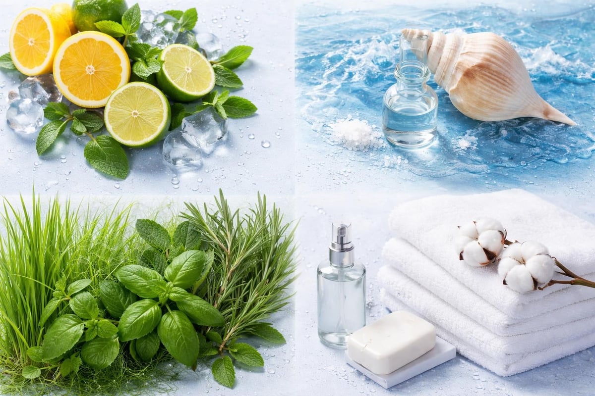 Fresh candle scent categories