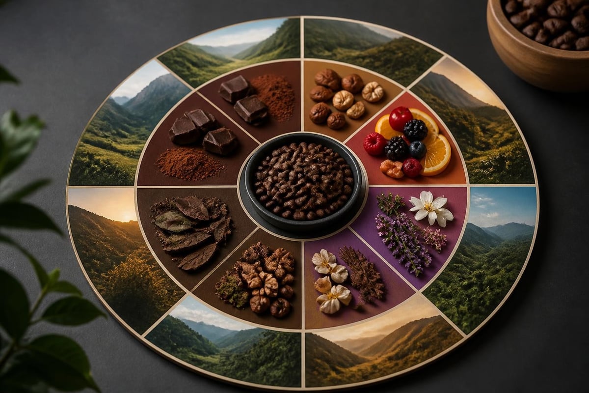 Profils aromatiques café décaféiné