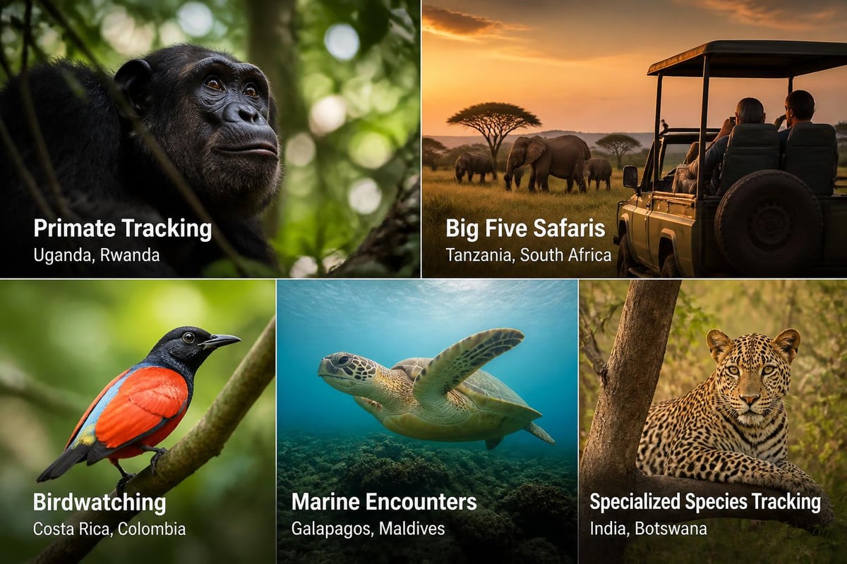 Wildlife trip objective categories