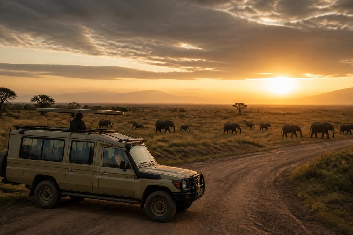 Multi-destination wildlife itinerary