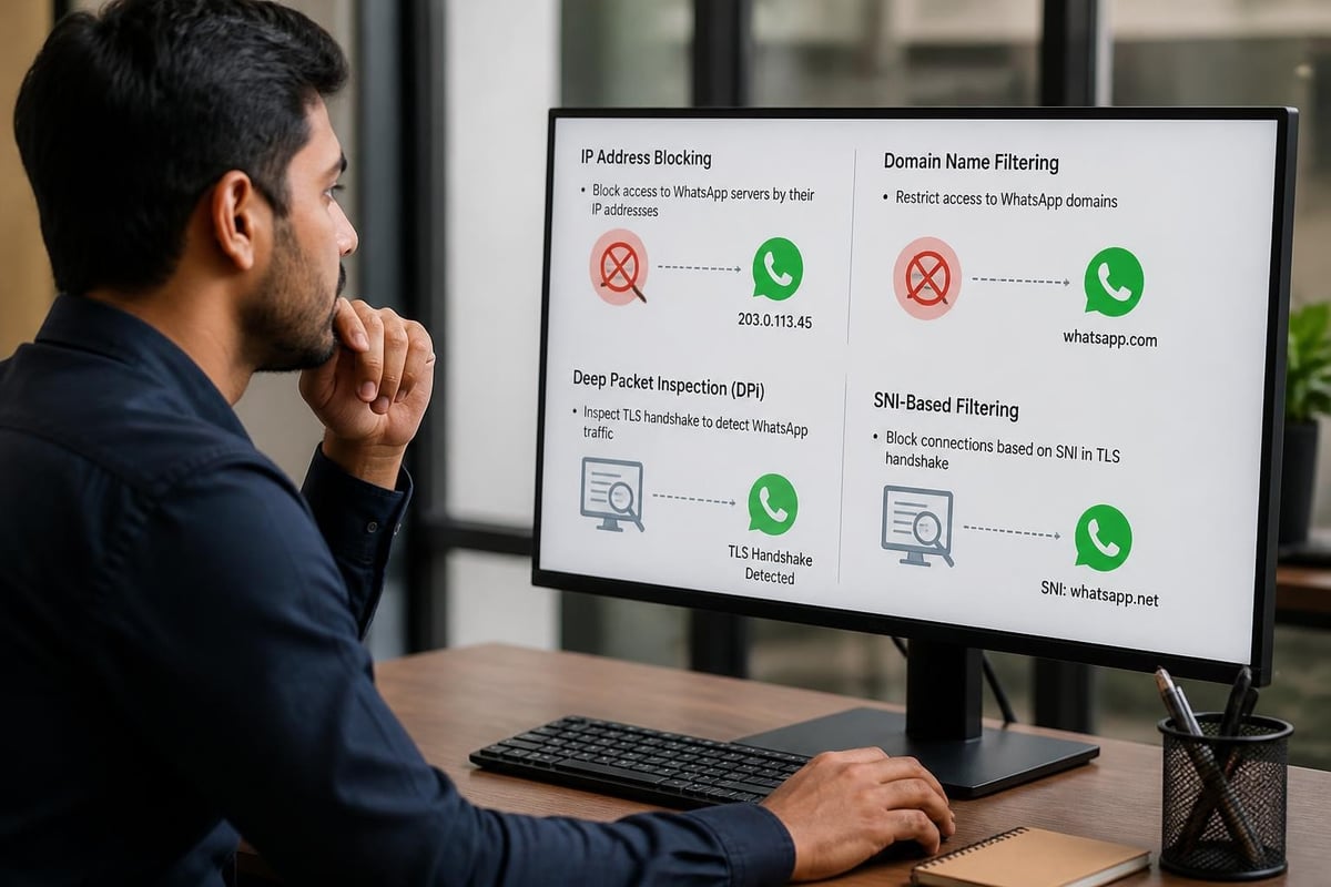 Government WhatsApp blocking methods