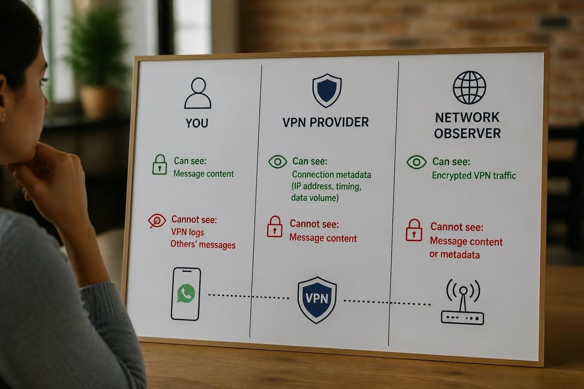 WhatsApp VPN trust model