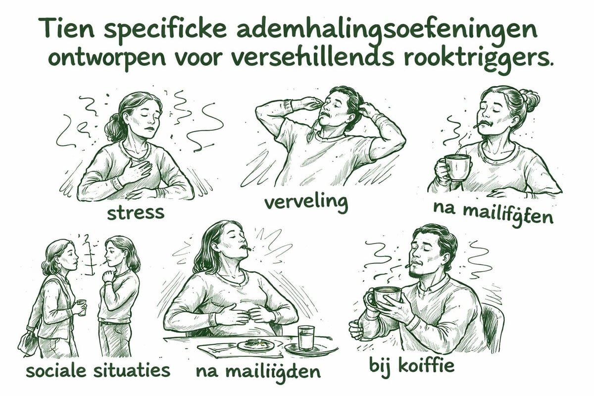 Ademtechnieken voor rooktriggers