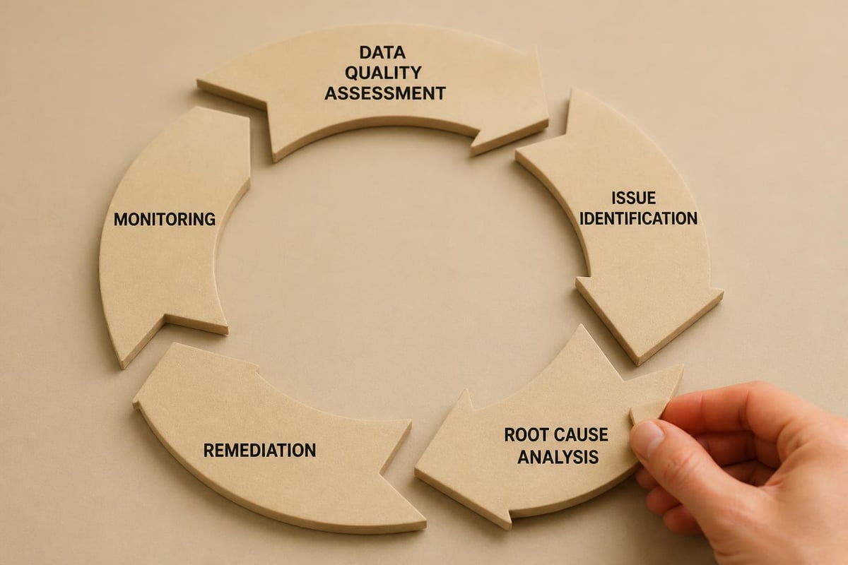 Data quality improvement cycle