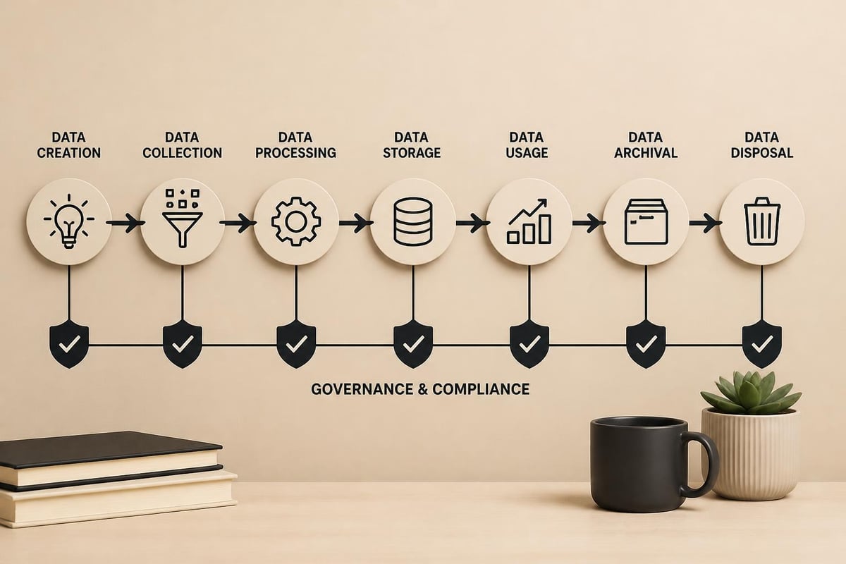 Data lifecycle governance stages