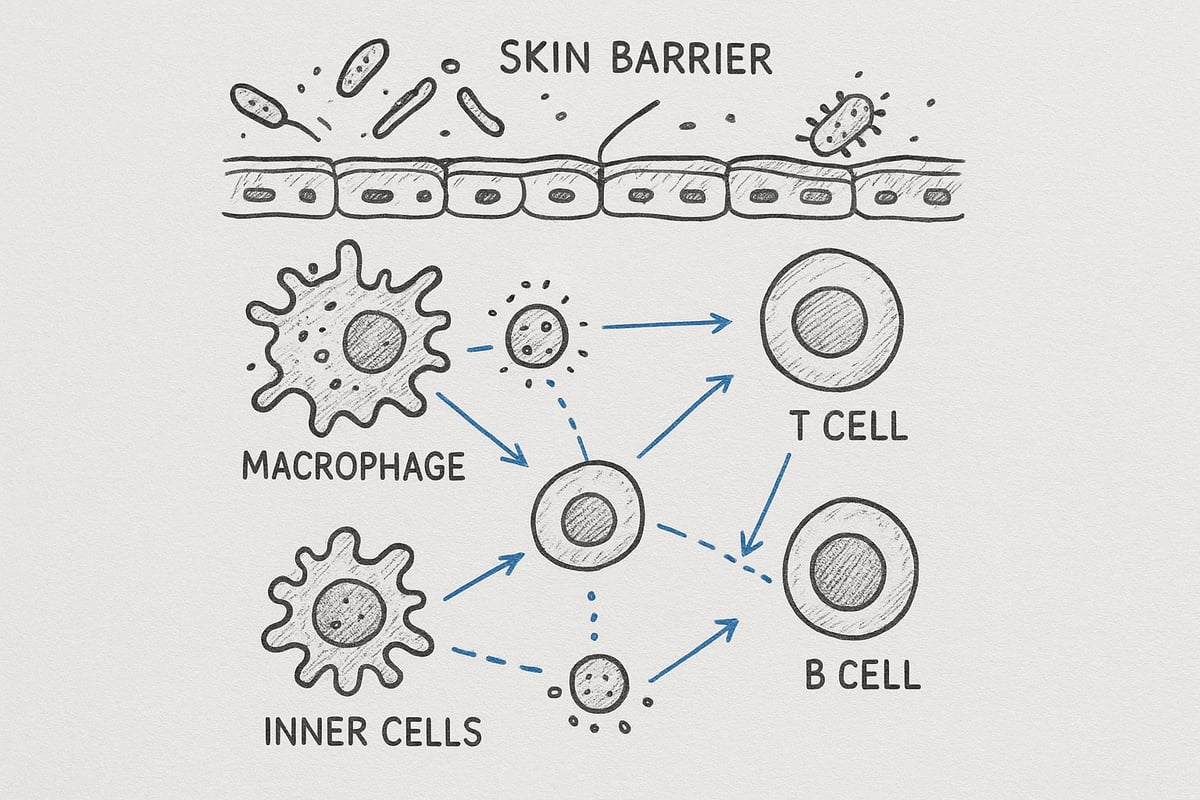 Immunforsvarets grundlæggende struktur og funktion